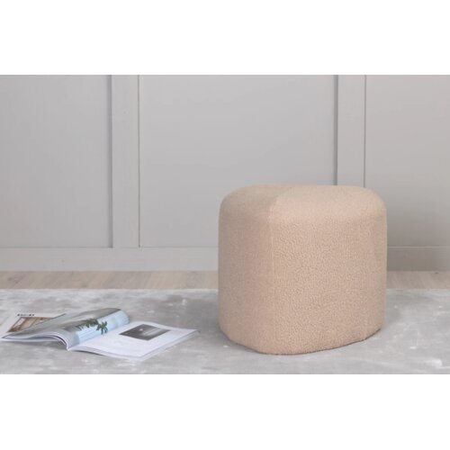 Venture Home puf Peg (art. 15570-403) ⌀46 &amp;times; 41 cm, bež Slike