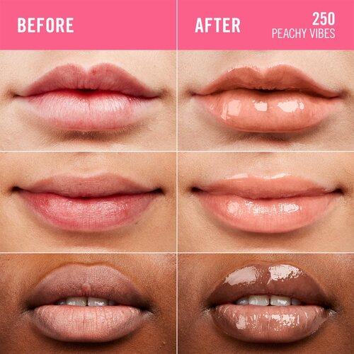 Rimmel London Thrill Seeker Glassy Gloss sijaj za ustnice za večji volumen odtenek 250 Peachy Vibes 10 ml Slike