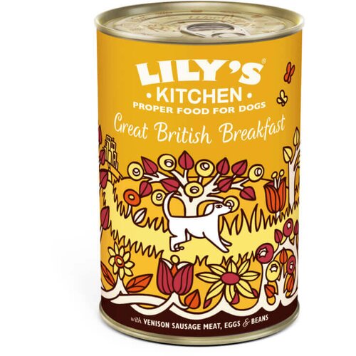 Lily's Kitchen great british breakfast adult - divjačina, šunka in jajca - 400 g 400 g Cene