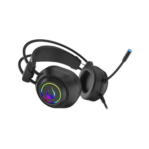 Rampage RM-K19 Racing Plus crne slu&amp;scaron;alice sa mikrofonom Slike