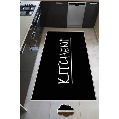 Conceptum Hypnose tepih Wookece241, 60x100 cm, Crno-bijeli Cene
