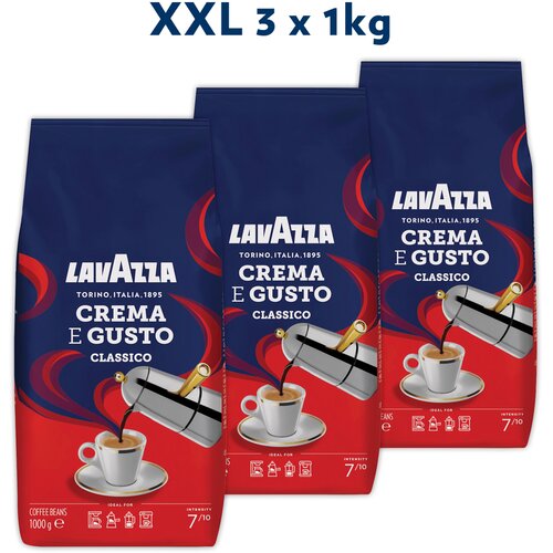 Lavazza kava u zrnu Crema E Gusto Classico XXL pakiranje 3x1kg Cene