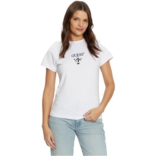 Guess Majice & Polo majice V4YI21 KCDH1 Bela Cene