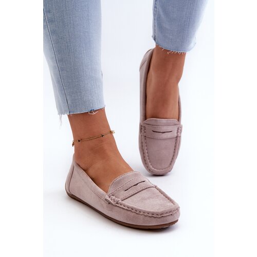 Boto Women's Suede Moccasins Purple Lenvie Cene