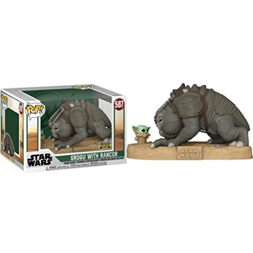 Funko Star Wars: Knjiga Boba Fett Super velikosti Jumbo Pop! Vinil figurica Grogu z rancorjem 25 cm, (20838543) Cene