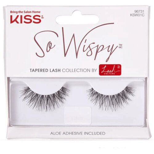 Kiss Lash Couture So Wispy umetne trepalnice 01 2 kos Cene