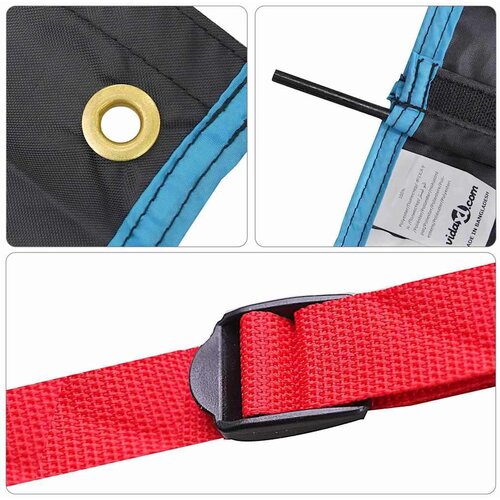 VidaXL torba za pohranu s pohranom 140 x 43 cm oxford i poliester Slike