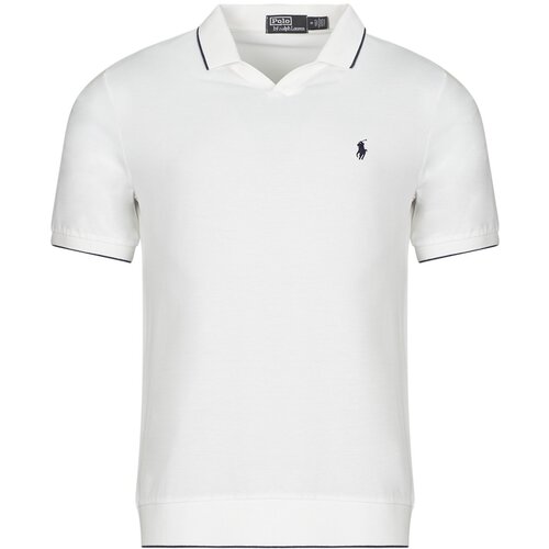 Polo Ralph Lauren POLO HABILLE COL ITALIEN Bijela Slike