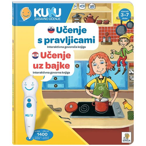 Kuku Interaktivna knjiga - Učenje s pravljicami (brez pisala) Cene