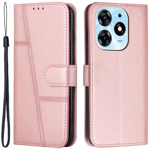 INORCO Torbica s stojalom za denarnico za Tecno Spark 10 Pro Folio Flip PU usnjen ovitek za mobilni telefon, odporen proti padcem, (22035750) Slike