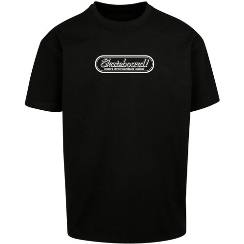 Merchcode Men&amp;#039;s T-shirt Skateboard Magazine Logo black Slike