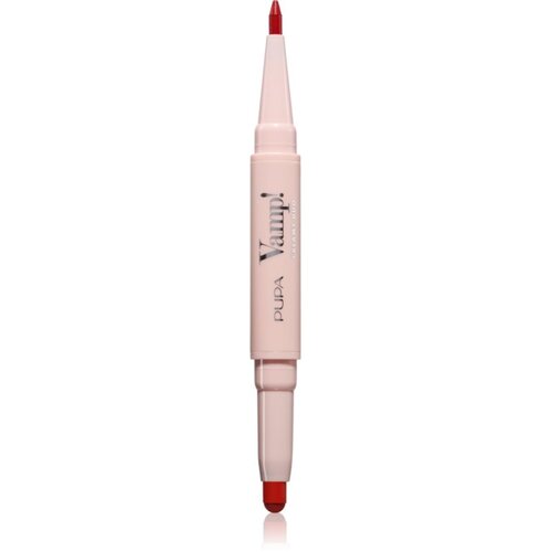 PUPA Milano Vamp! Creamy Duo &amp;scaron;minka in svinčnik za ustnice 2 v 1 odtenek 011 - Orange Red 0.8 g Slike