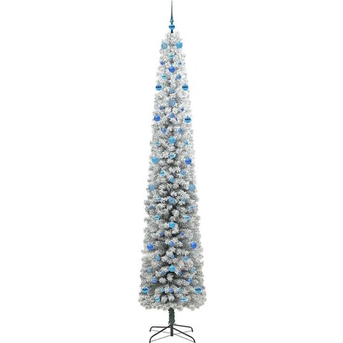 VidaXL Umjetno božićno drvce Zelena 270 cm PVC i čelik i plastika Slike