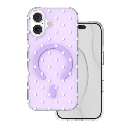 Onasi PolkaPop MagSafe ovitek za iPhone 17 vijola Slike