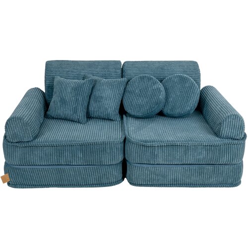 MeowBaby pocket sofa plus, 120x25x60cm, aesthetic, turkiza, (21510707) Slike