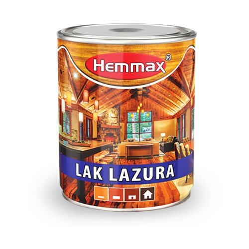 Hemmax Lazura sa lakom za drvo, 2.5L, Plava Cene