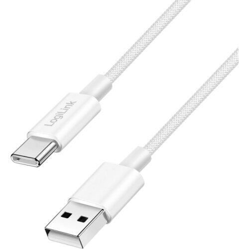 Logilink USB 2.0 Type C cable, C/M na USB - A/M, bela, 1.0m Cene