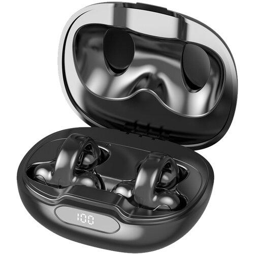 Venisymlis Brezžične slušalke Bluetooth Ear Clip, zasnova z odprtim ušesom za kostno prevodnost, (22102654) Cene