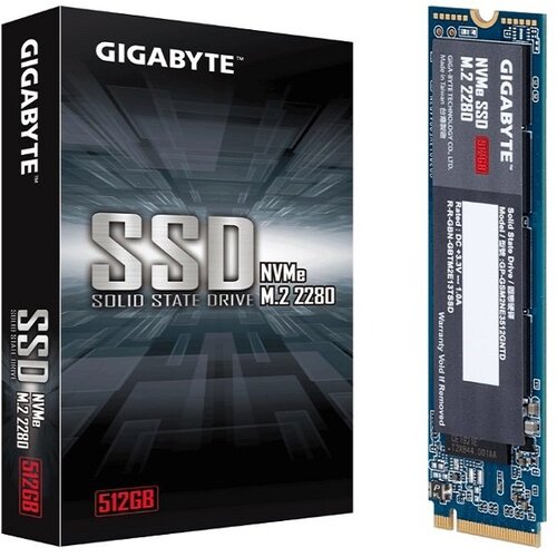 Gigabyte 512GB SSD NVMe 1.3/ M.2/ PCIe 3.0x4 GP-GSM2NE3512GNTD SSD Slike