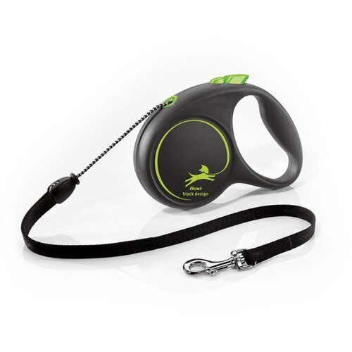 Flexi Black Design XS Cord 3m - Zeleni Cene