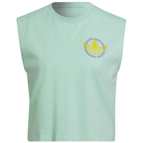 Adidas Majice s kratkimi rokavi Summer Surf Crop Top Zelena Cene