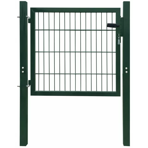  2D Vrata za Ogradu Zelena 106 x 130 cm