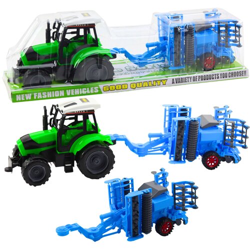  Large Agricultural Tractor Set Movable Disc Harrow Slike
