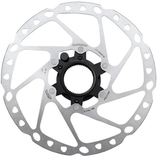Shimano ROTOR DISK KOČNICE RTEM600 M 180MM W/LOCK RINGEXTERNAL SERRATION INDPACK ERTEM600MEC Slike
