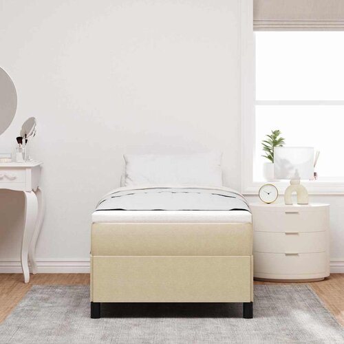  Krevet s opruga kutije Siva zelena 100 x 200 cm Kordura tekstil Slike