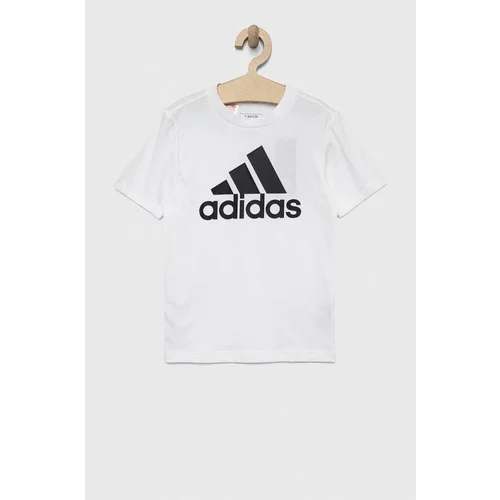 Adidas Dječja pamučna majica kratkih rukava U BL boja: bijela, s tiskom