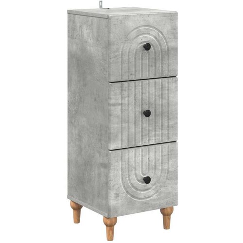  Ormar s ladicama Betonska siva 33 x 34 5 x 90 cm - Betonska siva Cene