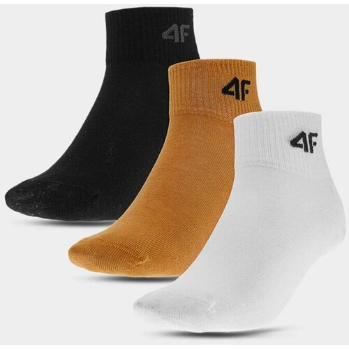 Kesi 4F Boys' High Ankle Socks 3-PACK Multicolored Cene