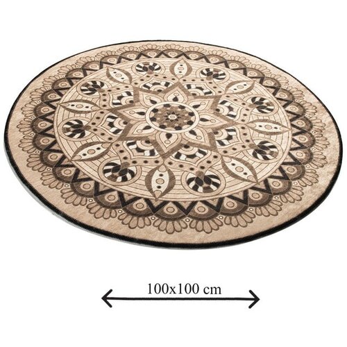 Colourful Cotton kupatilski otirač mandal djt beige Slike