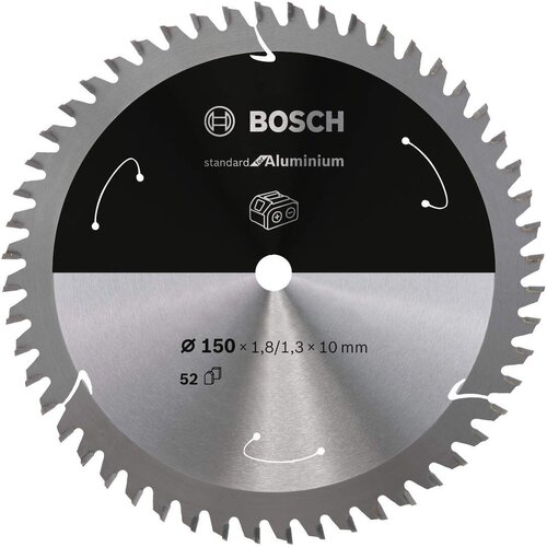 Bosch Standard for Aluminium list kružne testere za akumulatorske testere 150x1,8x10 T52 Slike