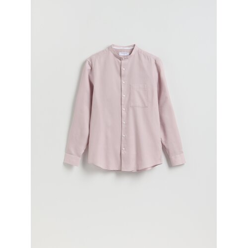 Reserved Slim fit pamučna košulja - prljavoroza Cene
