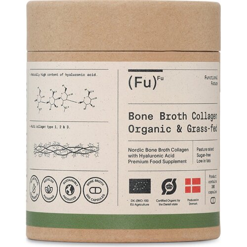 Functional Future ApS Premium Nordic Beef Bone Broth s kolagenom i hijaluronskom kiselinom - kapsule, bio - 300 kaps. Cijene