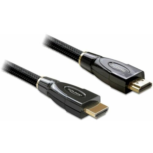 Delock hdmi kabel z mrežno povezavo 5m črn high speed premium 82739 Cene