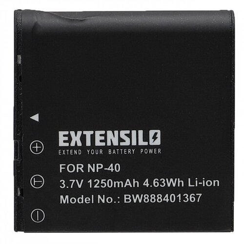 Intensilo baterija NP-40 za casio exilim zoom EX-Z30 / EX-Z1000 / EX-Z1200, 1250 mah kompatibilnost s originalnom baterijom Slike