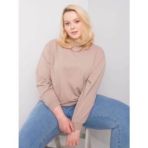BASIC Feel Good Sweatshirt-RV-BL-6299.11-dark beige Cene