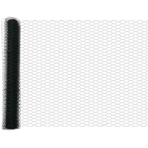  Heksagonalna ograda s stubom 25 x 1,2 m Čelik premazan PVC-om Slike