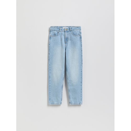 Reserved Straight fit traperice - plava Cene