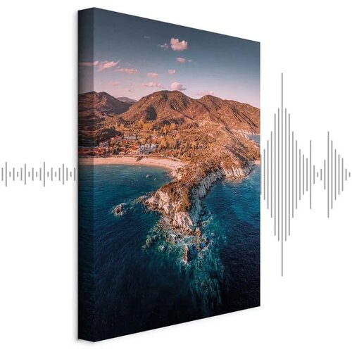  Slika - Cliff in Kalamitsi (1 Part) Vertical 60x90 Akustična Cijene