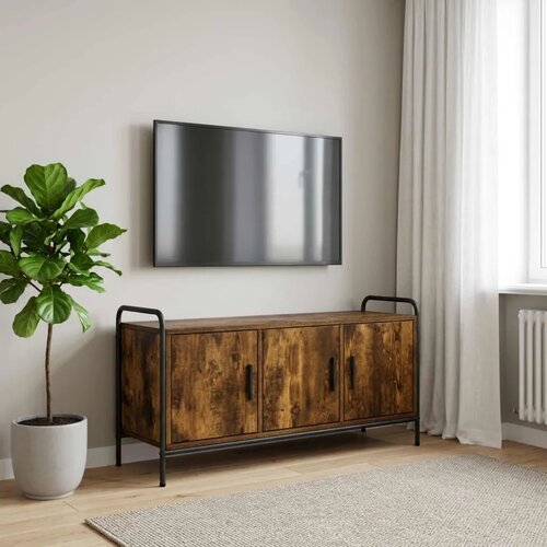  TV ormar 79 5 x 33 x 50 cm Dimljeni hrast Konstruirano drvo - Dimljeni hrast 79 5 x 33 x 50 cm Cijene