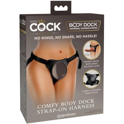 King Cock Elite Comfy Body Dock - dno koje se može pričvrstiti (smeđe) Slike