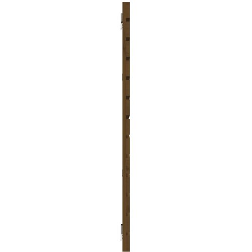  Zidno uzglavlje boja meda 206x3x91,5 cm masivna borovina Slike