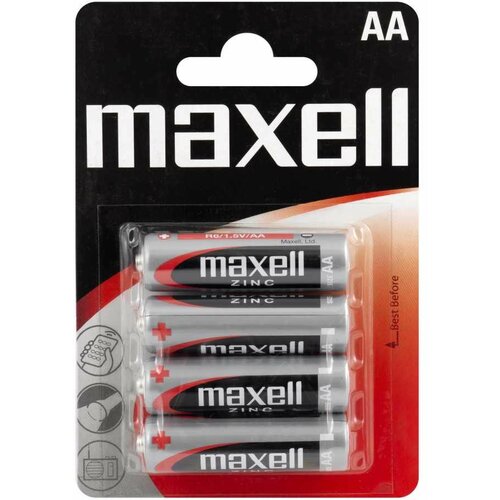 Maxell cink baterija celofan R6 MBR6C Slike