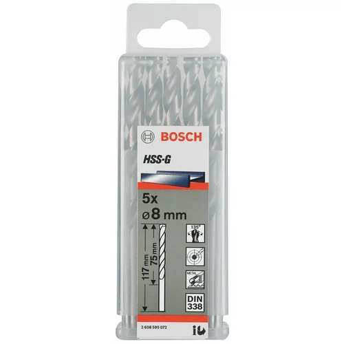 Bosch Svrdlo za metal HSS-G, standard