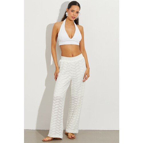 Cool & Sexy Pants - White - Relaxed Cene