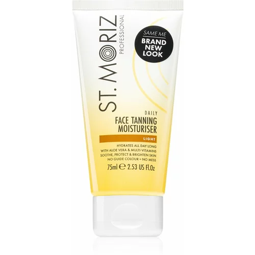St. Moriz Daily Tanning Face Moisturiser hidratantna krema za samotamnjenje za lice tip Light 75 ml