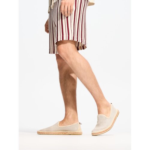 Reserved Pletene espadrile - bež Cijene